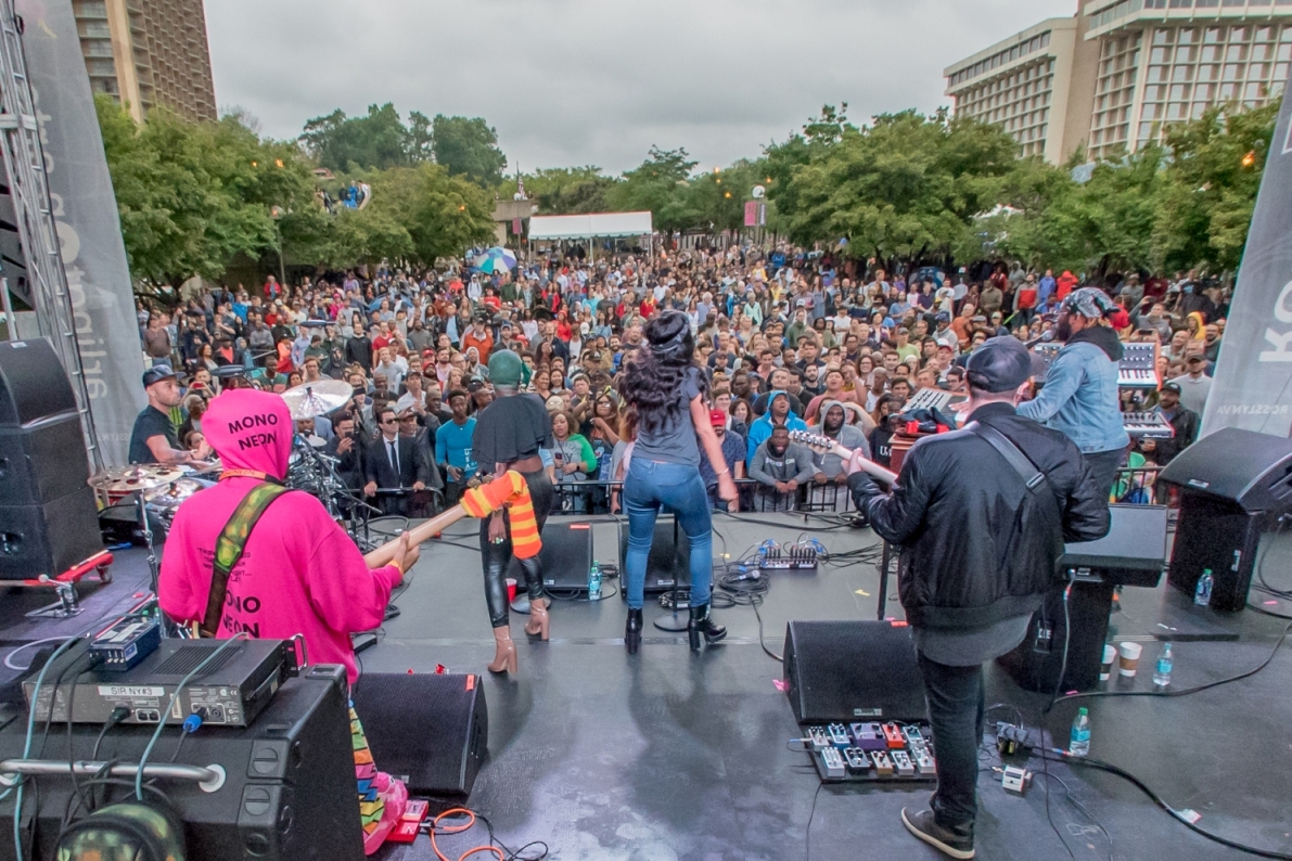 Starker Andrang beim Rosslyn Jazz Fest